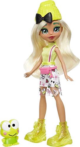 Hello Kitty Keroppi con Dashleen Muñeca con moda, mascota y accesorios de juguete (Mattel GWW99)
