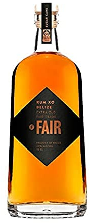 FAIR - Rum Belize XO - Rhum Ambré - 40 % Alcool - Origine : Belize - Parfait en cocktail - Notes de Chocolat & Café - Cértifié Vegan - 70 cl