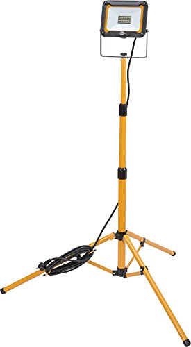 Brennenstuhl Stativ LED Baustrahler JARO 3050 T (30W, 2650lm, 6500K, IP65, LED Arbeitsstrahler mit Stativ und 5m Kabel)