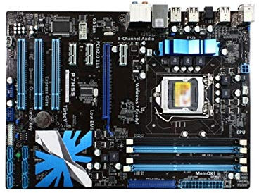 XCJ Placa Base Gaming ATX ATX PLACKERGER Fit For ASUS P7H55 Placa Base LGA 1156 DDR3 16GB H55 Placa Base De Escritorio Placa Madre