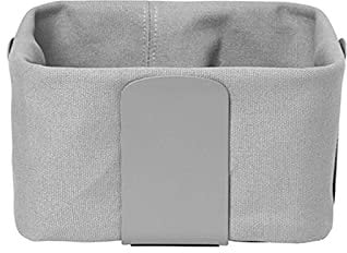 Blomus -DESA - Cestino per il pane Taglia S, sobrio tonalità di grigio, aspetto armonioso, 20 x 20 cm, colore Sharkskin (64204)