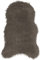 Pure Label Schaffell Lammfell Kunstfell Teppich – Moderne Wohnzimmer Deko - Schlafzimmer Deko für das Sofa, den Stuhl oder für den Kinderwagen in Taupe- 40x60cm