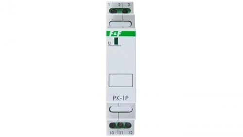 Elektromagnetische Relais 1P 16A 12V AC/DC PK-1P-12V f&f 5908312595625