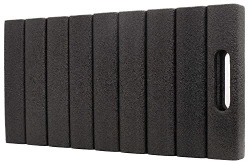 Romberg Kniekissen | ideal für die Gartenarbeit | 41 x 20 x 4.5 cm | schwarz