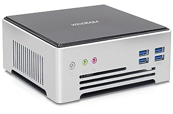Weikibaba Mini PC Windows 10 Core I9 9880H,Mini Ordinateur Dual LAN 32GB DDR4 RAM 1TB NVME SSD,Micro Computer HDMI DP Double Sortie, WI-FI 6×USB 3.0