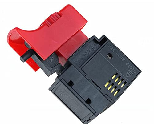 LOOR 1 STÜCKE FA2-6/1BEK 250V 6A 5E4 Schloss für Werkzeug Bohrmaschine Trigger Schalter Werkzeug Armaturen Schalter