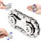 Yeefunjoy Fidget Chain Toys, Linkage Bike Chain Design Double Gears Figity Drehen Fingerspiele, Langlebige glatten Lagern, Abbau von Stress, Angst, Fidget Spielzeug für Erwachsene Kinder