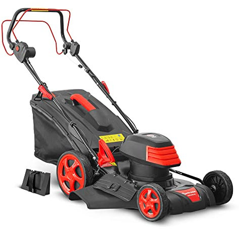 Tondeuse à gazon électrique tractée 1800W - 46CM avec carter en acier - Elem Garden