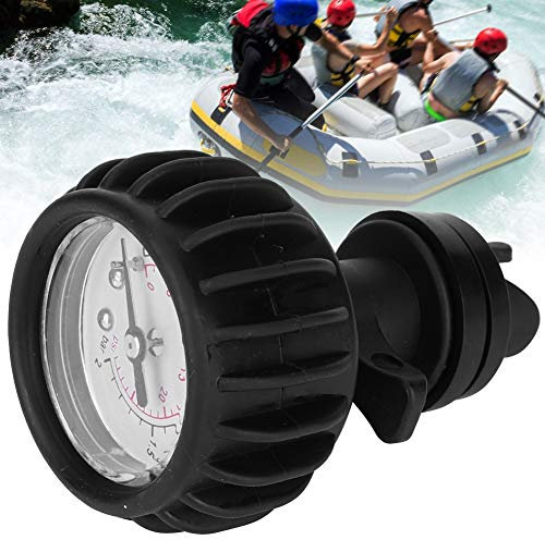 30PSI Rubber Dinghy, Gauge Measurement Inflatable air Pressure Gauge Air Pressure Boat Rib Tube Boat Single Barometer with Hand Pump Kayak Accessories