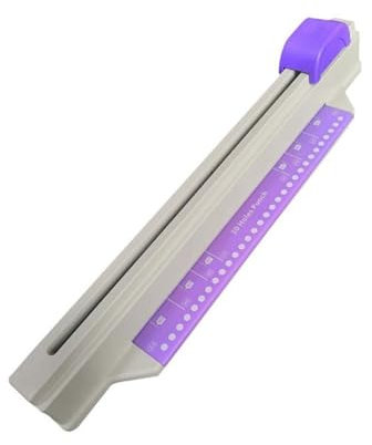 INTCHE Perforadora de 30 Agujeros Perforadora de Papel Ligera Deslizante 30 Agujeros A4 B5 A5 A7 B7 A6 B6 Perforadora de Papel con Capacidad para 5 Hojas