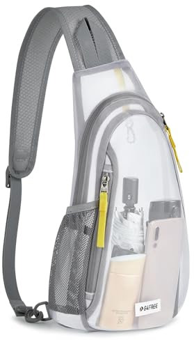 G4Free Transparente Taschen für Stadionveranstaltungen, Mesh Sling Bags, stadionzertifizierte durchsichtige Rucksäcke, durchsichtige Konzertrucksäcke