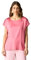 Oltre: Blusa in Raso di Viscosa Fucsia. L Stagione Primavera Estate 2024.