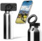 Ringo Insulated Water Bottle - MagSafe Compatible Water Bottle With Magnetic Phone Holder - Stainless Steel Water Bottle With Tripod Phone Mount - Hot 12H, Cold 24H, 360° Rotate - Stainless Steel 32oz