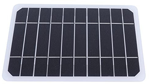 Chargeur de Batterie Solaire en Silicium Monocristallin, Panneau Solaire 5 W 5 V, Chargeur de Batterie pour Voiture, Camping-car, Bateau, Camping en Plein Air, de