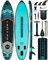 MyBoat Bass Hunter, Ultraleichtes & stabiles Paddelbrett zum Zwei SUP Board, 350x86x15cm extra breit aufblasbares Sup-Board 3 abnehmbaren Flossen, Rucksack, Pumpe, Starkes verstellbares Paddel (Blau)