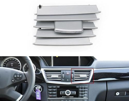 DZSNBMSHD Auto A/C Entlüftung Auto Front Dashboard Links Rechts Mitte Air Vent Grille Für Mercedes Für Benz E Klasse W212 E350 E550 2009 2010 2011 2012 Clip Lüftungsgitter(Middle Right)