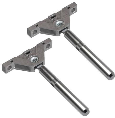 Italiana Ferramenta 2 Stück Regalbodenträger Triade Slim 110 x 11,5 mm | verdeckte Montage, Tablarträger Tragkraft bis zu 15 kg pro Paar von SOTECH