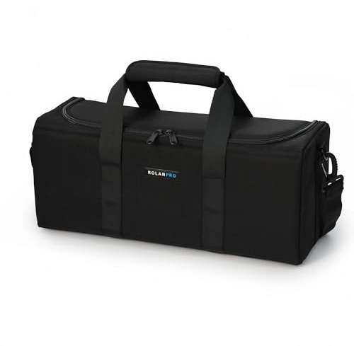 Rolanpro Borsa per teleobiettivo per fotocamera Sony FE 400-800mm f/6.3-8 G OSS, borsa portatile portatile, borsa a tracolla per obiettivo (nero)