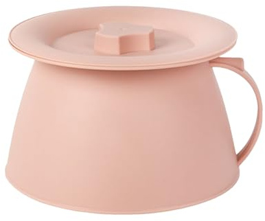 Pot de Chambre – Pot urinaire Portable de 1,5 L avec Couvercle | Seau de Toilette de Camping | Seau urinaire de pour Le Camping, Les Personnes âgées, Les Patients, Les hôpitaux, Les
