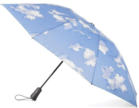 Totes InBrella Reverse Folding Umbrella - Inverted Design, Auto Open/Close