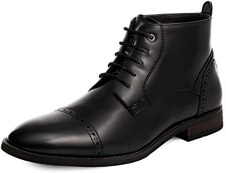 Bruno Marc Men's Dress Ankle Boot,Size 11,Black,WARNER-2