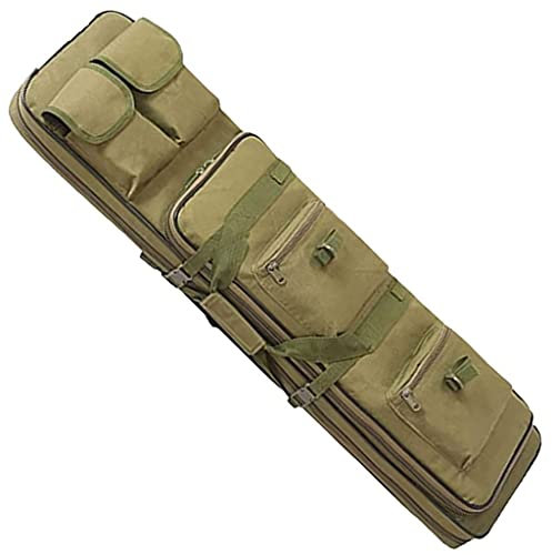 85/100/120Cm Gewehrtasche, Lang Waffentasche Gun Bag Futteral Mit Pouches Compartments Gewehrfutteral Für Gewehr Groß Militär Jagd Flinte Green,100CM