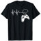 Gamer Heartbeat ECG - Gaming Controller Video Games T-Shirt