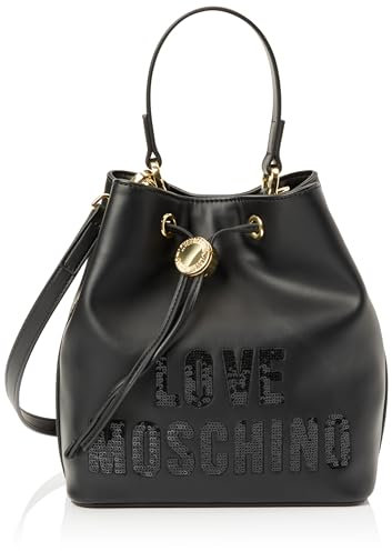 Love Moschino Damen Handtasche, Schwarz Handtasche, Schwarz