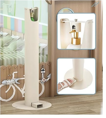 WAHHWF Desinfektionssäule mit Pedal Händedesinfektionsmittelspenderständer, Freistehend Fußbetrieben Aufstehen Desinfektionsstation für Medizin/Restaurant/Krankenhaus/Geschäfte/Hotels/Schulen