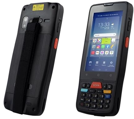 HDWR AndroSavvy-110D Mobiles Terminal, Android 9, WLAN, 4-Zoll-Display, Hochleistungs-Scanning, Ladestation inklusive, verlängerte Akkulaufzeit