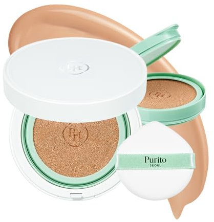 PURITO SEOUL Wonder Releaf Centella BB Cushion #13 Neutral Ivory, Foundation, Korean Centella, Makeup Long Lasting, Flawless Coverage, K-Beauty, 15g, 0.52 fl.oz