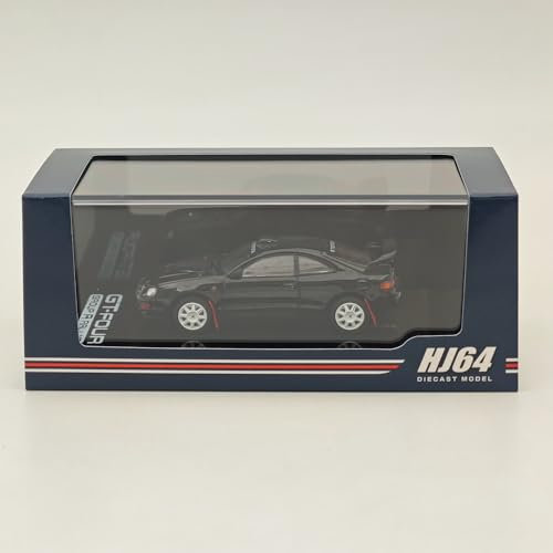 Hobby Japan 1/64 for CELICA GT-Four WRC Edition ST205 Customized Ver 8 Spokes Black HJ641064CBK Diecast Models Car Collection
