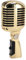 Yanmis Microfono per Voce Dinamico retrò, Microfono Cardioide Vecchio Stile Vintage, Microfono Classico in Lega di Zinco per KTV, Performance dal Vivo, Registrazione in Studio, Podcast,