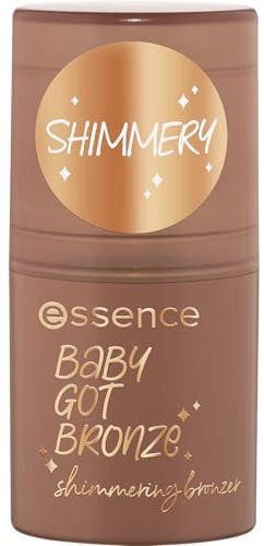 essence BABY GOT BRONZE shimmering bronzer, Konturstift, Nr. 20, Braun, sofortiges Ergebnis, natürlich, schimmernd, vegan, ohne Parabene, ohne Mikroplastikpartikel, Nanopartikel frei, 1er Pack (5.5g)