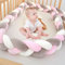 EXZFW Geflochten Nestchen FüR Babybett Geflochten Umrandungen Bettschlange Geflochten Baby Geflochtene Bettschlange Bettumrandung FüR Babybett Bettumrandung Geflochten Bettschlangen,No05,150cm