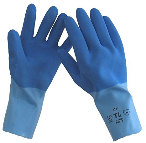 GUT-PRODUKTE 304407  BlauRauh  Ind  Handschuh, Größe 7
