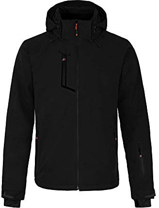 Bergson Nano Light | Herren Skijacke & Outdoorjacke, unwattiert, 20000 mm Wassersäule, Black [900], 98 - Herren