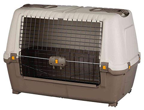 MPS TRASPORTINO per Cane SKUDO Car Viaggio Trasporto Auto Macchina OMOLOGATO-80-MARRONE