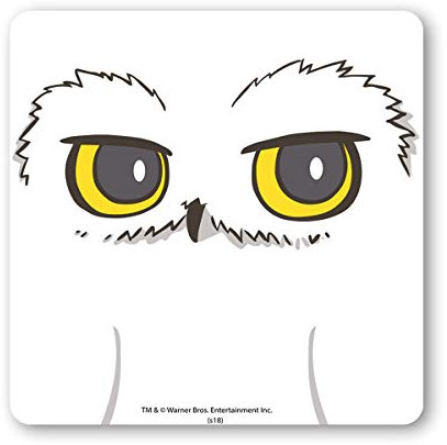 Harry Potter Coaster Hedwig Case (6) Half Moon Bicchieri Boccali