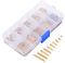 DollaTek M2 Cobre Latón Pilares Standoff Circuito Espaciador PCB Junta Tuerca Tornillos Hex redondo Cabeza Cilindro - 120pcs