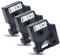 Labelwell 3x Kompatibel Schriftband Ersatz für 40913 S0720680 9mm Schwarz auf Weiß Schriftband für Labelwriter 450 Duo LabelManager 160 PNP 210D 360D 280 420P 500TS Labelpoint 250 150 100