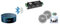 2 x 15W Bluetooth Stereo Amplifier and 5 inch Ceiling Speaker Kit for Amazon Alexa Echo Dot