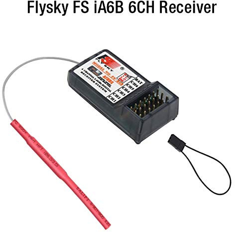 Tamlltide Flysky FS FS-R6B 2.4G 6 Channel Receiver Radio Model Remote Control Receiver for RC Car FS-TH9X