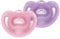 NUK Sensitive Schnuller | 6-18 Monate | 100 % Silikon für zarte Haut | BPA-frei | lila & rosa | 2 Stück