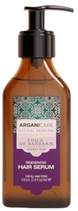 Sérum protecteur cheveux Figue de Barbarie & Huile d’Argan 100 ml – Nutrition et protection pour cheveux secs et ternes, brillance intense, anti-casse, anti-pointes fourchues, texture légère