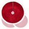 COM-FOUR® Premium Weihnachtsbaumdecke zum Schutz vor Tannennadeln - runde Christbaumdecke für den Lichterbaum - Unterlage im Weihnachtsdesign für Geschenke und Dekoration