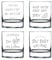 polar-effekt Bicchieri da Gin Tonic con frasi incise, 4 pezzi, per cocktail, gusti, bevande estive, volume 320 ml, regalo per uomo e donna, compleanno, Natale
