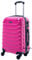 R.Leone Valigia EasyJet 45x36x20 cm Trolley Bagaglio a mano in ABS 4 Ruote (Fucsia, 2026 Valigia 50x33x19,5 cm)