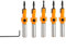 TOPWAY Set di Punte per Trapano Svasatore 5 Pezzi, Punte per Smussatura HSS con Gambo Tondo da 8mm per Lavorazione del Legno in Plastica e Perforazione di Fori 131300