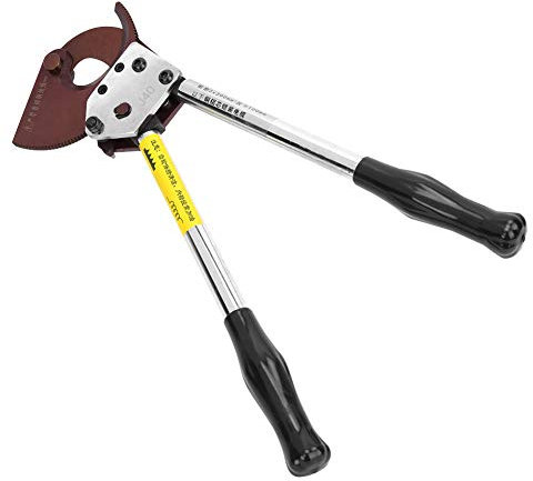 Herramienta eléctrica, cortador de cable de trinquete manual, herramienta de mano de corte de alambre de hoja de acero al manganeso industrial